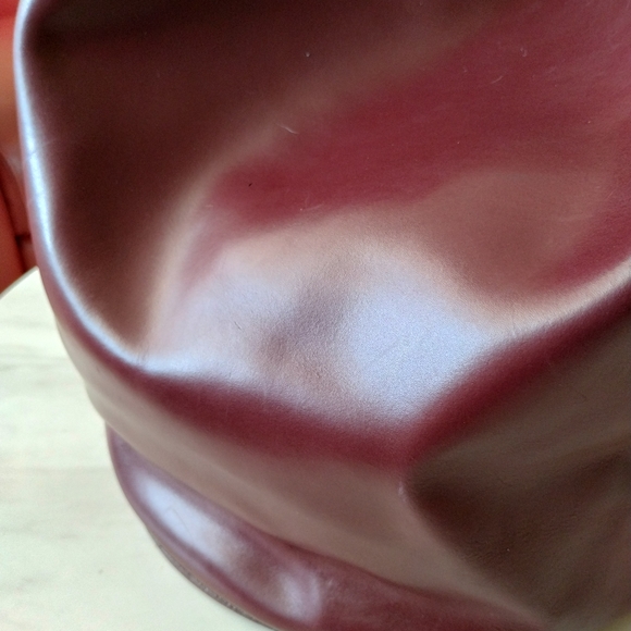 Creatures of Comfort Bucket Bag Tote Burgandy - Picture 3 of 10